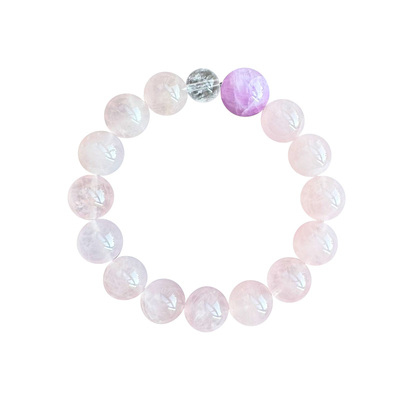 转运/事业爱情双丰收粉水晶手串