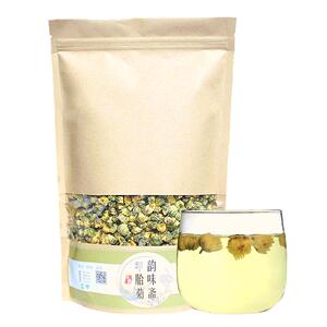 菊花茶桐乡胎菊王头采特级正宗杭白菊贡菊花茶500g散装新花草茶叶
