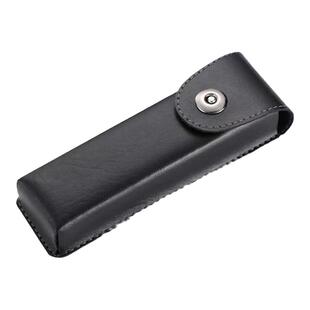 可穿皮带眼镜盒简约抗压直板老花镜收纳皮套磁吸皮盒方便携带新款