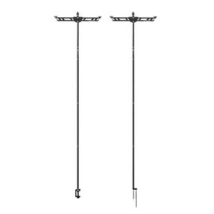 森博熊户外折叠灯架露营灯支架子铝合金营地挂灯桌面插地野营灯杆