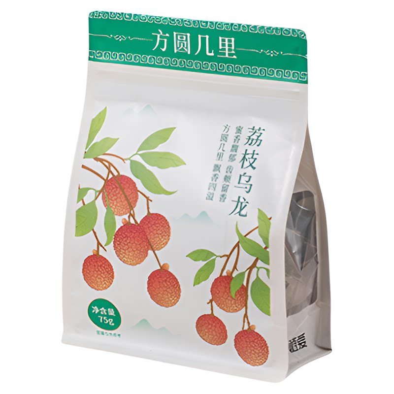 长安的荔枝联名一纸花约荔枝乌龙夏天冷泡办公室网红水果冻干茶饮