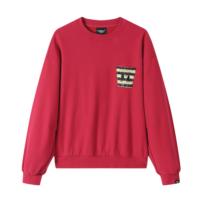 薛之谦dsp刺绣小眼睛圆领卫衣