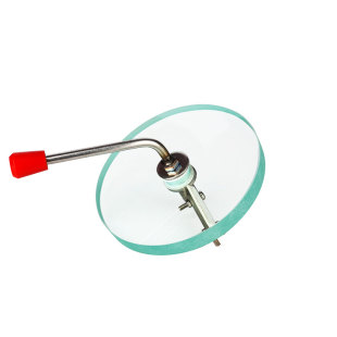 锅炉专用清洁视镜钢化打孔玻璃带刮板刮刀雨刷化工管道观察视镜