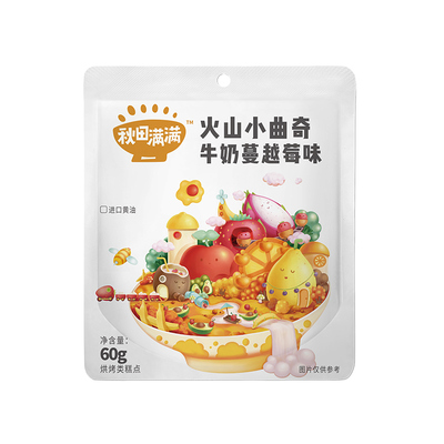 秋田满满小曲奇饼干非油炸非膨化