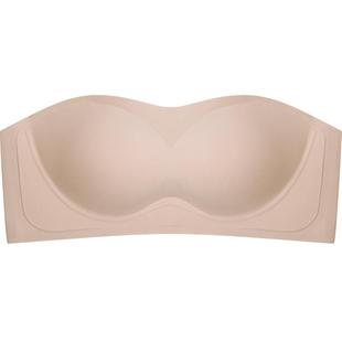 波波小姐无肩带隐形文胸罩防滑无痕女聚拢小胸显大抹胸外扩型内衣