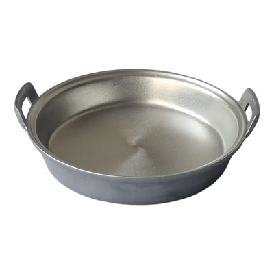 升级款纯铝平底锅无涂层免开锅