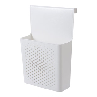 厨房柜门内侧置物架收纳盒门后挂钩保鲜膜袋橱柜门挂篮神器收纳架