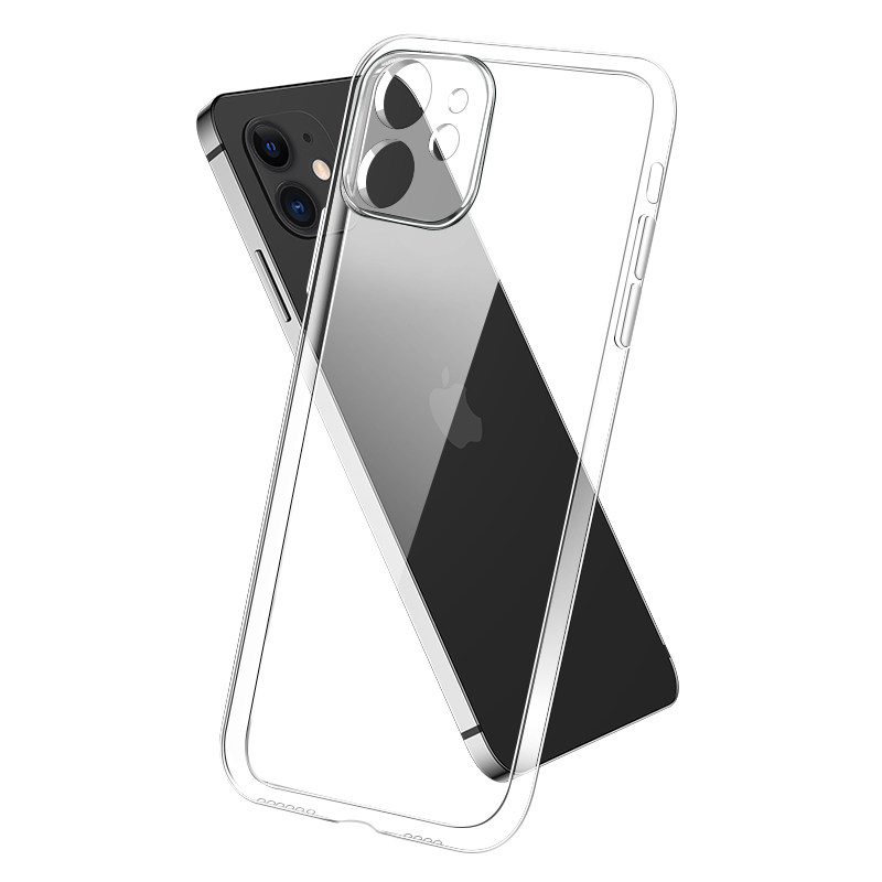佰通适用于iPhone18ProMax/15/14/13苹果11XR手机壳透明套镜头保护12防尘通用17Air全包16P