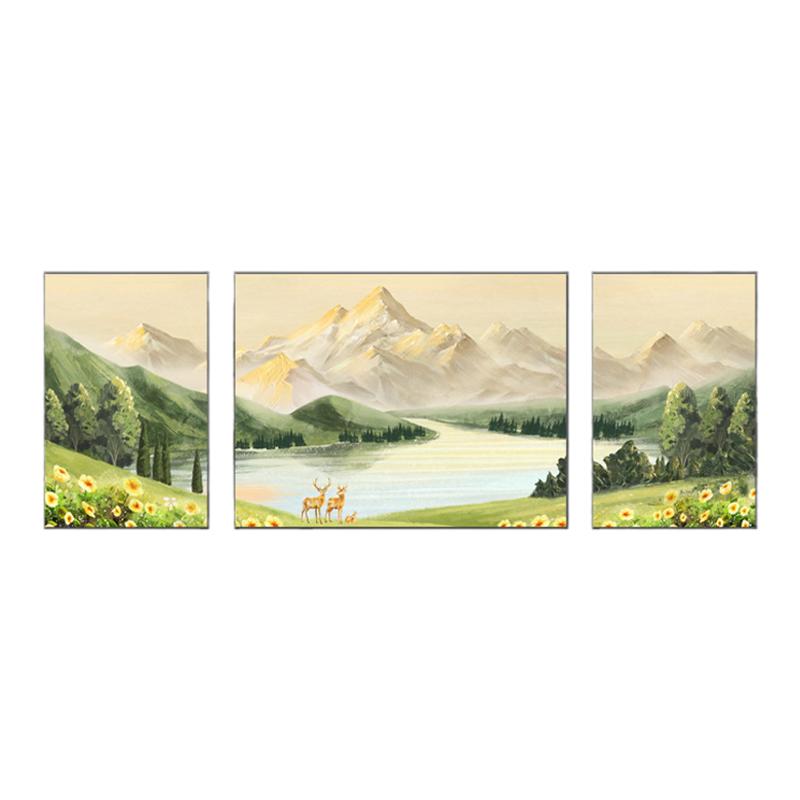 日照金山客厅定制装饰画简约