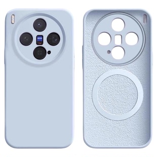 适用于vivo X300手机壳磁吸充电新款vivoS50液态硅胶保护套X300Pro镜头全包防摔vivoX300简约S50Promini软壳