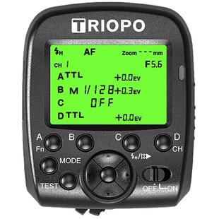 TRIOPO捷宝G1引闪器支持高速同步TTL内置2.4G闪光灯引闪触发器