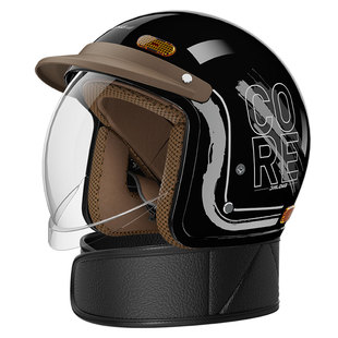 电动车头盔男士2025新款冬季保暖骑行下雨天专用防水防寒雾内推式