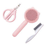 兔子专用指甲剪双圆孔指甲刀兔毛梳梳毛剪指甲密齿跳蚤梳兔子用品