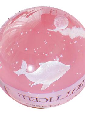 水晶球装饰摆件治愈系透明玻璃球