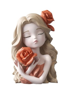 女孩存钱罐只进不出大容量摆件