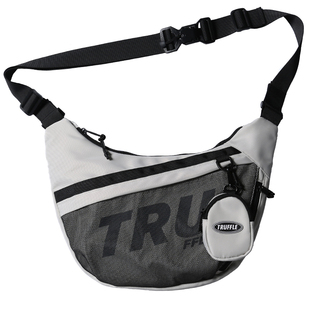 TRUFFLE潮牌斜挎包男大容量出游休闲饺子包女轻便单肩包胸包背包