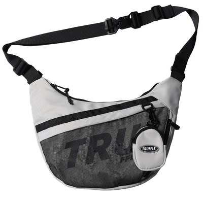 TRUFFLE潮牌斜挎包男大容量出游休闲饺子包女轻便单肩包胸包背包