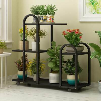 铁艺花架子多层绿萝盆栽架室内客厅多肉家用置物架落地式阳台装饰