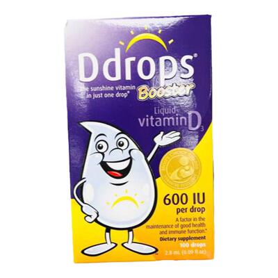 Ddrops儿童维生素D3滴剂1岁+