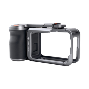 PGYTECH适用于大疆Action6兔笼蒲公英手柄套装金属边框超轻兔笼运动相机配件