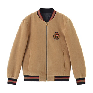 【羊毛呢】RaidyBoer/雷迪波尔2025秋冬男棒球领夹克外套3033-82