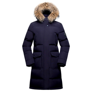 NORTHLAND诺诗兰诺诗兰鹅绒服极寒毛领长款秋冬保暖女户外羽绒服