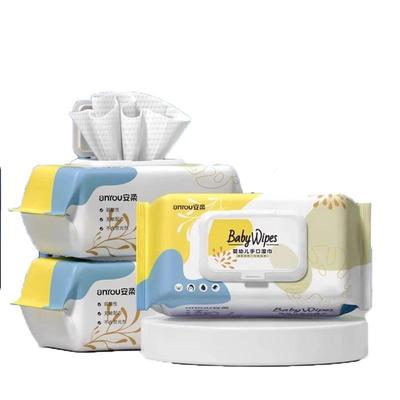 湿巾大包婴幼儿童新生手口专用湿巾纸擦脸去油洗脸家用无酒精