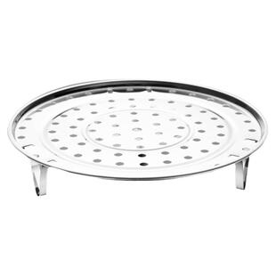 不锈钢蒸盘蒸笼加厚隔水蒸屉蒸架蒸锅篦子厨房蒸面包馒头烹饪用具