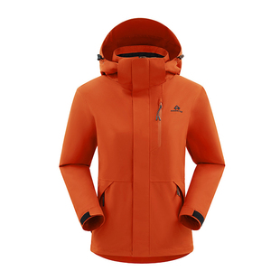 拓路者冲锋衣男款秋冬三合一羽绒内胆户外防风防水防雨登山服外套