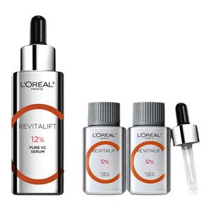 【双11抢先加购】欧莱雅真C瓶精华液VC抗氧化提亮维C抗皱抗老双抗