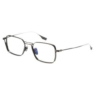 日系复古超轻纯钛特色银边男款眼镜框大脸男超大近视复刻磨砂异形