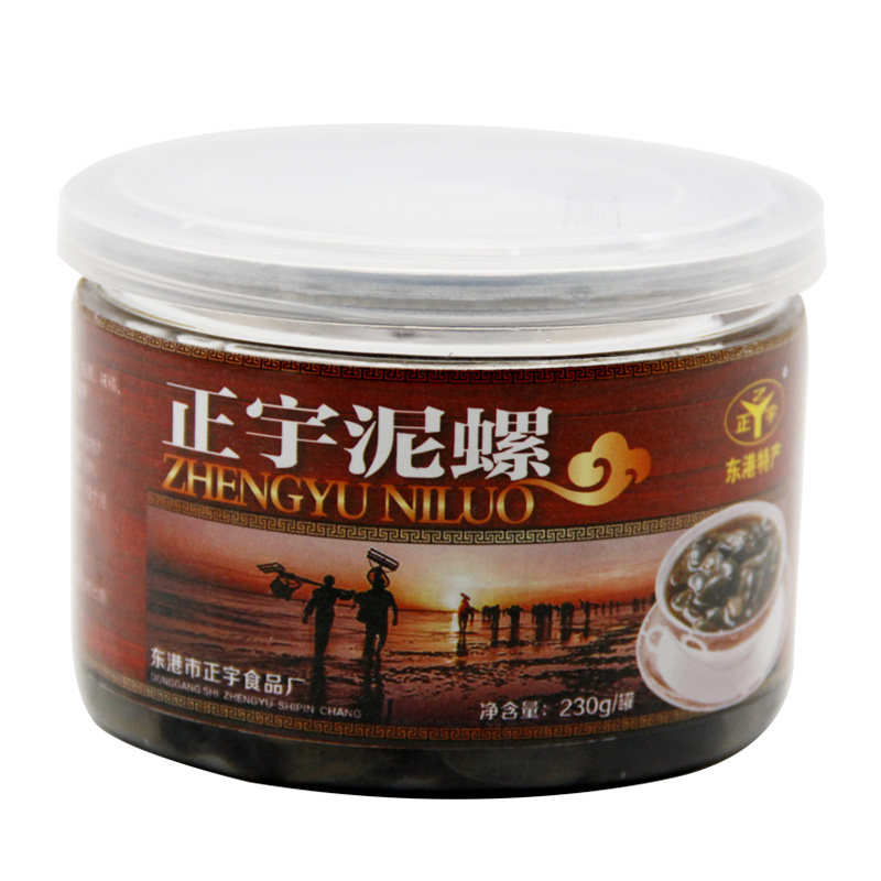 丹东特产正宇泥螺黄泥螺醉泥螺即食海鲜罐头新鲜中大无沙1箱6罐装