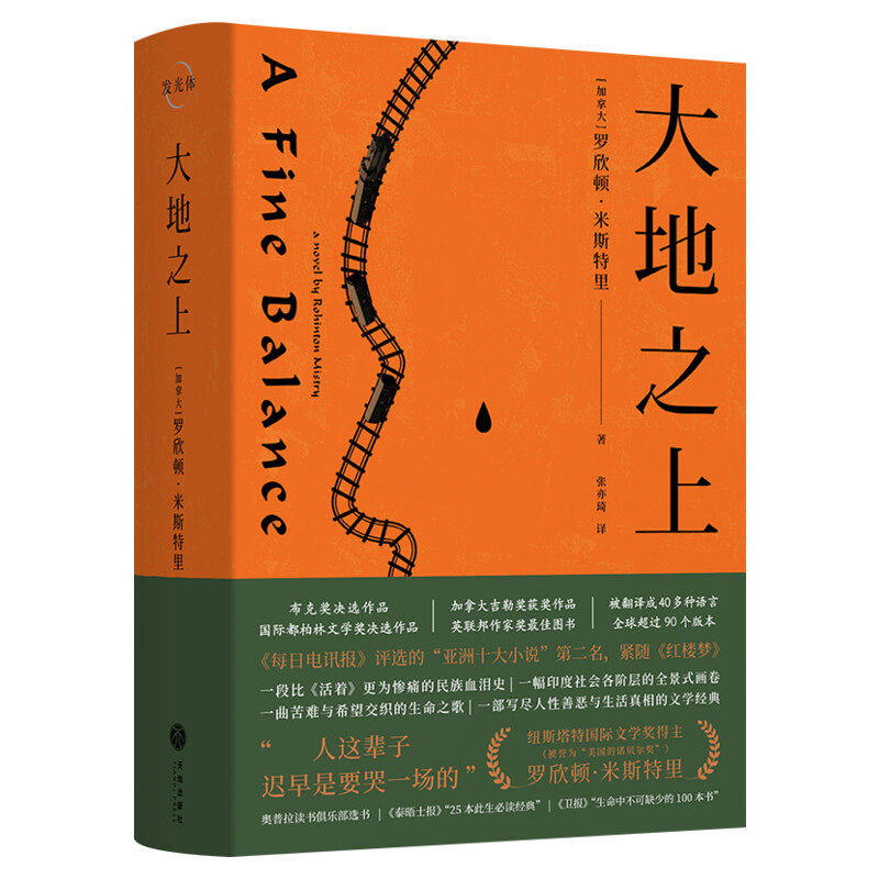大地之上 罗欣顿米斯特里著 一幅印度社会各阶层的全景式画卷 比《活着》更为惨痛的民族血泪史 外国小说书籍 新华书店正版