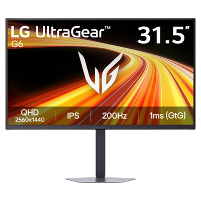 LG 32G620B 32英寸 2K 200Hz 高刷FastIPS电竞电脑升降旋转显示器
