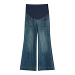 孕之优品孕妇牛仔喇叭裤2026新款时尚显瘦复古孕期孕妇裤春秋外穿