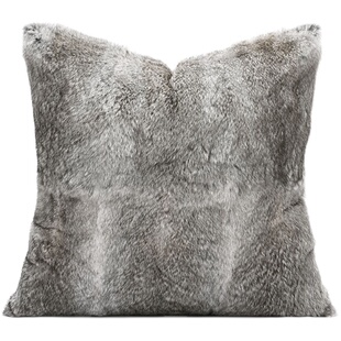 现代意式简约沙发抱枕客厅轻奢高端Ins风橙咖色客厅抱枕床头靠垫