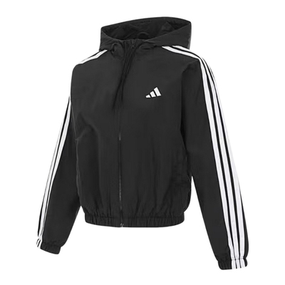 【自营】adidas阿迪达斯防风跑步健身服春女梭织夹克外套JZ2162