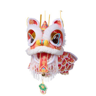 国潮醒狮灯笼手工diy材料2026新年春节马年元宵儿童手提狮子花灯