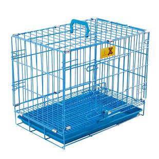 便携加固加粗宠物狗笼子折叠泰迪家用活物猫笼车载小型中型犬狗窝