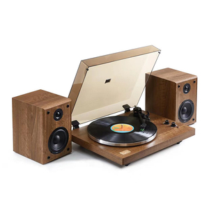 美国Arkrocket卡西尼复古黑胶唱片机分体式留声唱机蓝牙音响礼物