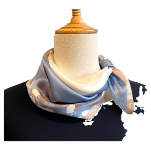 丝巾女真丝杭州丝绸特产苏州送妈妈款围巾老外礼盒生日礼物伴手礼