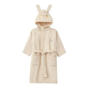 三利儿童浴袍女童纯棉吸水速干全棉睡袍式浴巾男游泳浴衣2025新款