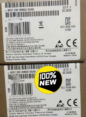 议价6ES7232-0HB22-0XA8/0XA0西门子全新SI