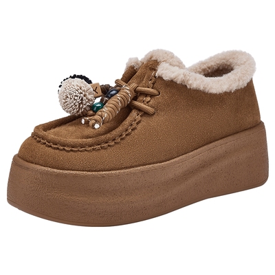 热风2025年冬季新款女时尚休闲鞋