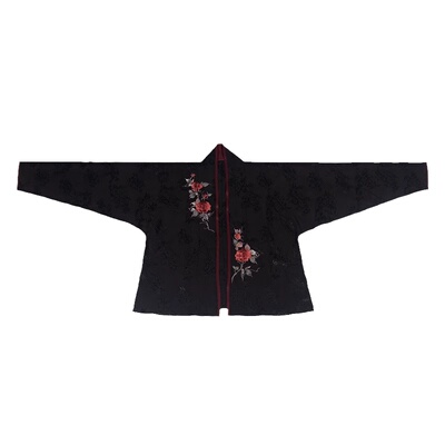 拟梦人棉玫瑰刺绣宋裤飞机袖汉服