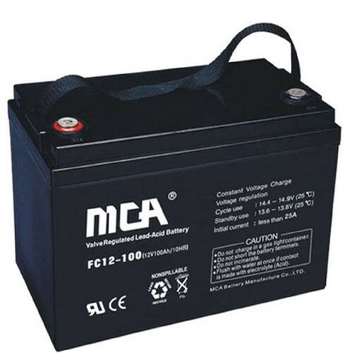 MCA蓄电池FC1210012V100AH消防照明UPS电源配套机房EPS配套