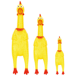 狗狗玩具惨叫鸡尖叫鸡玩具解压发声怪叫鸡绝望发泄鸡宠物磨牙耐咬