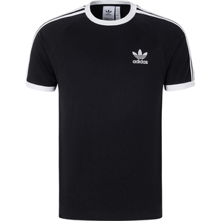 Adidas/阿迪达斯正品三叶草男士运动修身短袖圆领T恤KB2459