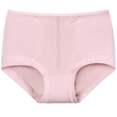 【79元3条】女高腰棉内裤大码女三角裤新款聚乳酸好洗裤衩HKW2511