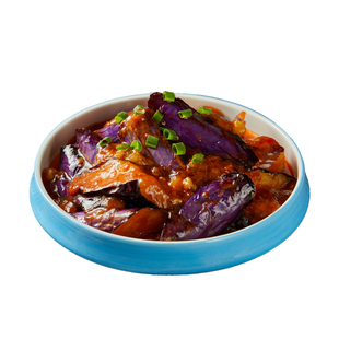 夏新鱼香茄子快餐外卖料理包速食半成品素菜预制菜小碗菜加热即食